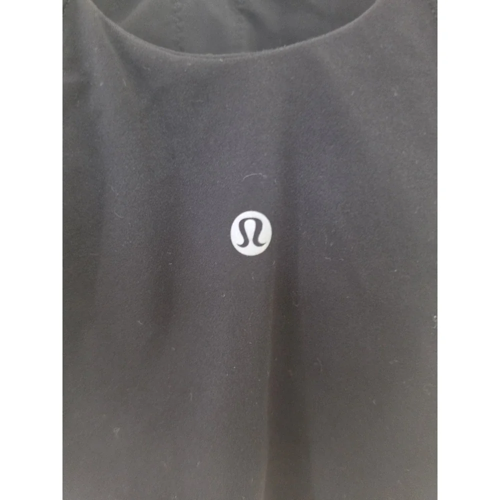 Lululemon Womens Black Sleeveless Tank Top Scoop Neck Activewear Athleisure